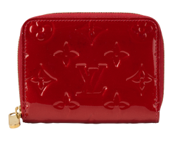 Louis Vuitton Zippy Wallet, Patent, Red, TS0131 (2011), 2*